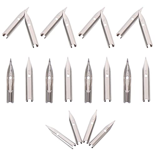 HYTROVE 20 Stück Ersatzfedern für Füllfederhalter Teiliges Set aus Langlebigem Material für Kalligraphie und Schreiben für Schüler und Kreative Projekte HYTROVE 20 Stück Ersatzfedern für Füllfederhalter Teiliges Set aus Langlebigem Material für Kalligraphie und Schreiben für Schüler und Kreative Projekte von HYTROVE