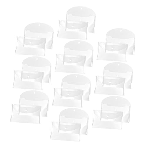 HYTROVE 20 Stück Teiliges Transparente Dokumententaschen für Rechnungen und Belege Praktischer Organizer für Büro und Zuhause Leicht und Wiederverwendbar zur Aufbewahrung Wichtiger von HYTROVE