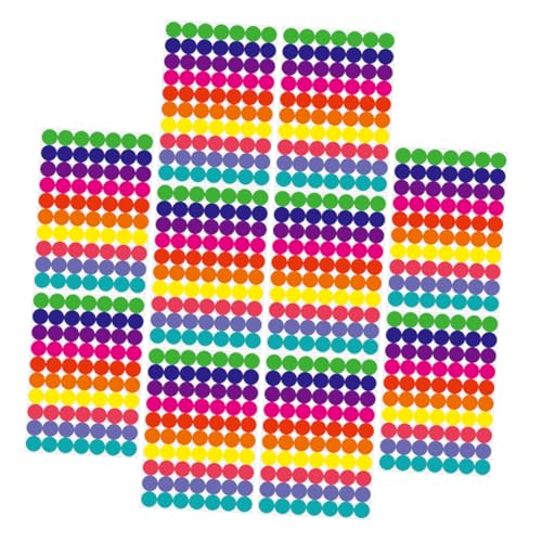 HYTROVE 20Blätter Selbstklebende DIY Dot Aufkleber für Farbkodierung Schulprojekte Büro und Klassenzimmer Handgeschriebene Runde Lebendigen HYTROVE 20Blätter Selbstklebende DIY Dot Aufkleber für Farbkodierung Schulprojekte Büro und Klassenzimmer Handgeschriebene Runde Lebendigen von HYTROVE