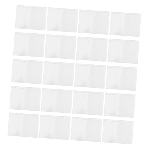 HYTROVE 20Stücke Transparente Ordnertaschen PVC Dokumentenaufbewahrung Geld Organizer für Büro und Schule Tragbar und Leicht für Notizen und Quittungen von HYTROVE