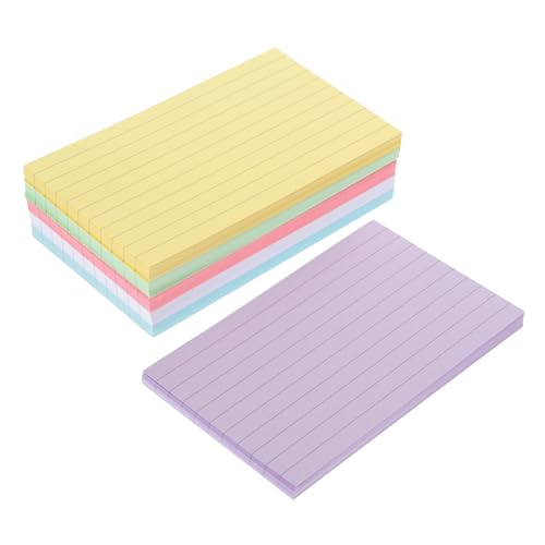 HYTROVE 300 Blatt Bunte Karteikarten Liniertes Indexkarten für Büro Lernen und Organisation Vielseitig Einsetzbare Notizkarten Lernkarten und Erinnerungsnotizen Hochwertige Reißfeste HYTROVE 300 Blatt Bunte Karteikarten Liniertes Indexkarten für Büro Lernen und Organisation Vielseitig Einsetzbare Notizkarten Lernkarten und Erinnerungsnotizen Hochwertige Reißfeste von HYTROVE