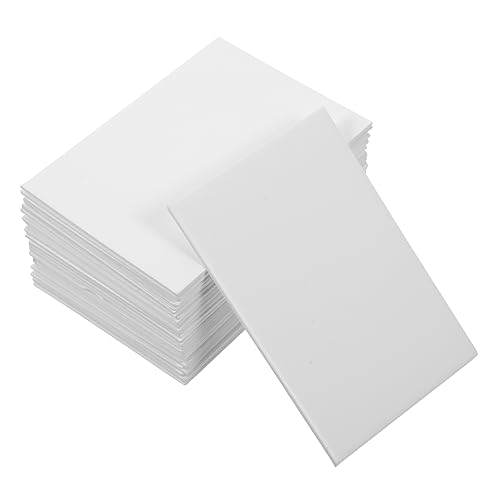 HYTROVE 30Stücke Hartkarton Schutzcover für Spielkarten Blanko Kartonpapier Stabil und Langlebig für Id Karten Visitenkarten und Postkarten Vielseitig von HYTROVE
