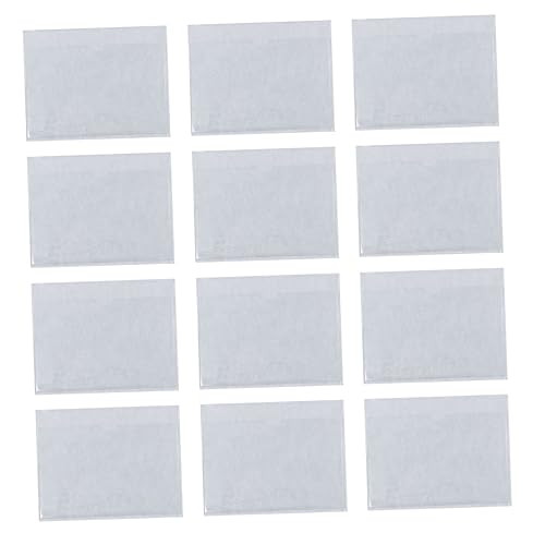 HYTROVE 30Stücke Selbstklebende Etikettenschutzhalter aus Transparente Kartenhüllen für Visitenkarten Organizer Top Open Kartenhalter für Büro und Schule von HYTROVE