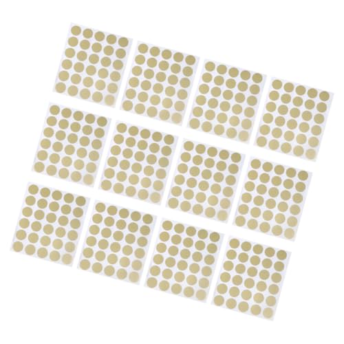 HYTROVE 360 Stück DIY Rubbeletiketten Für Tombola-tickets, Selbstklebende Goldene Kreisförmige Aufkleber Für Die Herstellung Von Rubbelkarten, Runde Rubbelkarten Für Spaß Und Spannende von HYTROVE