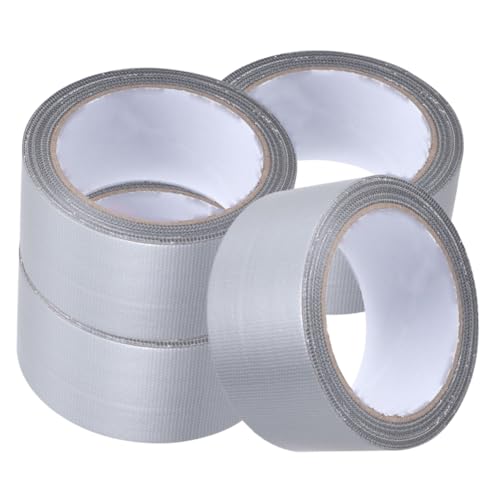 HYTROVE 4 Rollen Starker Klebeband für Teppichreparaturen Wasserdichtes Hochfestes Gewebeband Silber für Fenster und Türspalten Bau und Industrieanwendungen HYTROVE 4 Rollen Starker Klebeband für Teppichreparaturen Wasserdichtes Hochfestes Gewebeband Silber für Fenster und Türspalten Bau und Industrieanwendungen von HYTROVE
