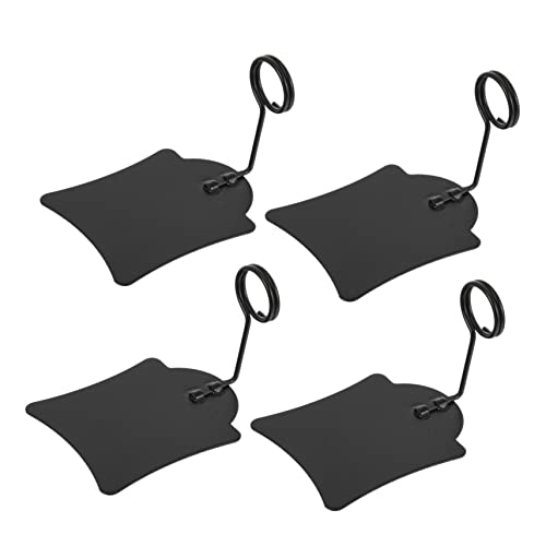 HYTROVE 4Stücke Metall Etikettenhalter Tag Clips für Supermarkt Bäckerei Rutschfeste Basis Geeignet für Preisschilder Werbung Ausstellungen von HYTROVE