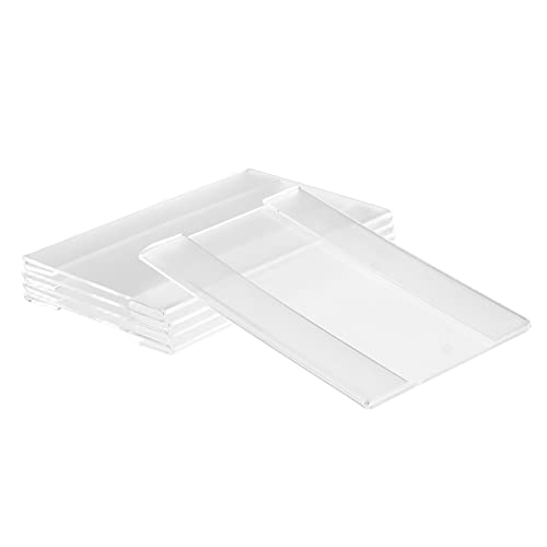 HYTROVE 5 Stück Acryl Tischaufsteller Set Transparente Preisschilderhalter für Restaurants Hotels und Einfach Wechselbar Robust für Präsentation von Informationen von HYTROVE