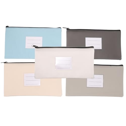 HYTROVE 5-teilige Banktaschen: Dokumenten- Und Beleg-organizer Aus Pu-leder Mit Etikett – Tragbare Aufbewahrungstasche Für Geldscheine, Karten Und Schreibwaren HYTROVE 5-teilige Banktaschen: Dokumenten- Und Beleg-organizer Aus Pu-leder Mit Etikett – Tragbare Aufbewahrungstasche Für Geldscheine, Karten Und Schreibwaren von HYTROVE