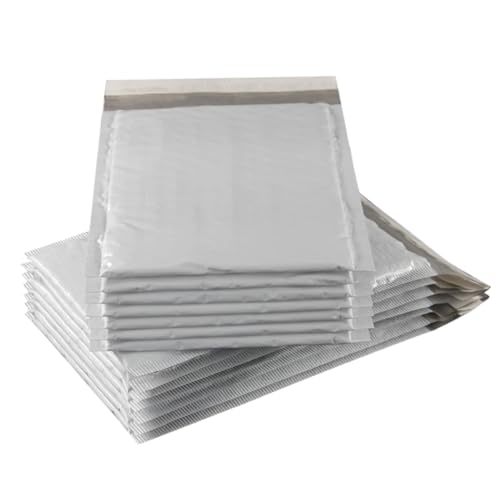 HYTROVE 50 Stück Pack Graue Selbstklebende Luftpolster Versandtaschen Gepolsterte Mailer für Sicheren Versand von Digitalen Produkten und Wertgegenständen Stoßfest Umweltfreundlich HYTROVE 50 Stück Pack Graue Selbstklebende Luftpolster Versandtaschen Gepolsterte Mailer für Sicheren Versand von Digitalen Produkten und Wertgegenständen Stoßfest Umweltfreundlich von HYTROVE