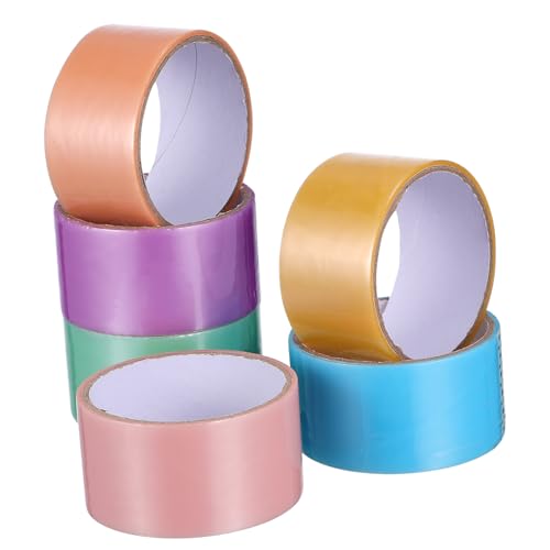 HYTROVE 6 Rollen DIY Sticky Ball Klebeband Farbenfrohes Extra Breites Haftband für Kreative Bastelideen Glatte Oberfläche für Kinderhand Koordination Entspannendes für Zuhause und Büro HYTROVE 6 Rollen DIY Sticky Ball Klebeband Farbenfrohes Extra Breites Haftband für Kreative Bastelideen Glatte Oberfläche für Kinderhand Koordination Entspannendes für Zuhause und Büro von HYTROVE