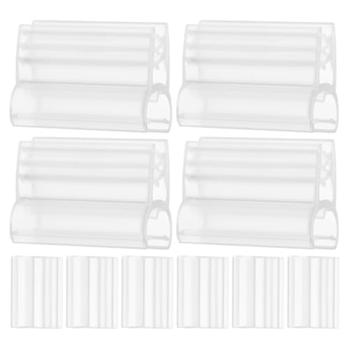 HYTROVE 60 Stück Preiszeichen Halter Clip Transparentes Kartenhalter für Regal Anpassbar für Supermärkte und Messen Robuste Konstruktion Design von HYTROVE