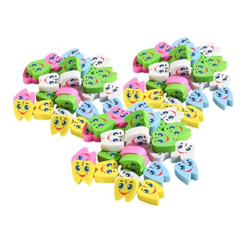 HYTROVE 70Stücke Zahnförmige Radiergummis für Langlebige Löschwirkung Kawaii Eraser für Schulbüro für Campingpartys HYTROVE 70Stücke Zahnförmige Radiergummis für Langlebige Löschwirkung Kawaii Eraser für Schulbüro für Campingpartys von HYTROVE
