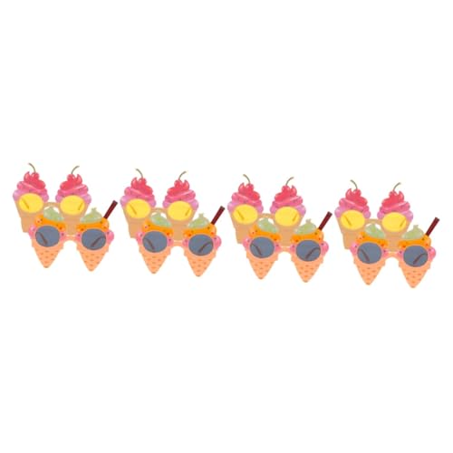 HYTROVE 8 Stck. Hawaii Party Brillen Lustige Ice Sonnenbrille für Strand und Luau Partys Leichte und Tragbare Eyewear für Unvergessliche Fotomomente HYTROVE 8 Stck. Hawaii Party Brillen Lustige Ice Sonnenbrille für Strand und Luau Partys Leichte und Tragbare Eyewear für Unvergessliche Fotomomente von HYTROVE