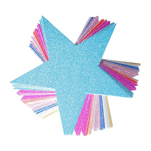HYTROVE 80 Stück Teiliges Glitzerndes Papierstern Bunte Geburtstagsdeko für Party Klassenzimmer und Fotohintergrund Umweltfreundliche Sterne aus Papier Vielseitige Dekoration für HYTROVE 80 Stück Teiliges Glitzerndes Papierstern Bunte Geburtstagsdeko für Party Klassenzimmer und Fotohintergrund Umweltfreundliche Sterne aus Papier Vielseitige Dekoration für von HYTROVE