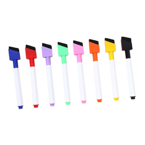 HYTROVE 8Stücke Teiliges Löschbare Marker Stifte Mehrfarben für Whiteboards Schreibset für Einfache ohne Rückstände HYTROVE 8Stücke Teiliges Löschbare Marker Stifte Mehrfarben für Whiteboards Schreibset für Einfache ohne Rückstände von HYTROVE