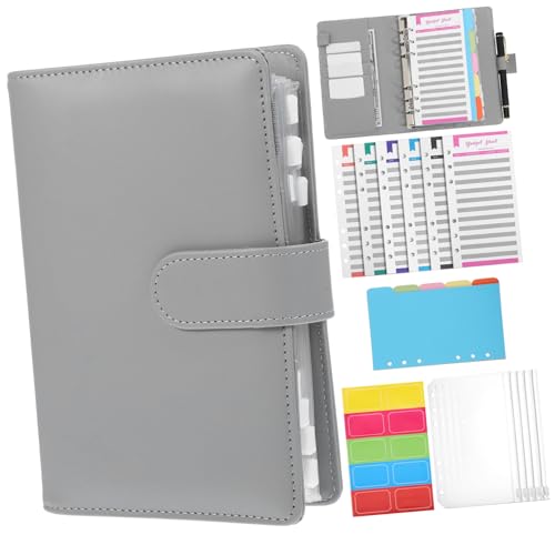 HYTROVE Budget Planner Binder aus Kunstleder Tragbarer Finanzplaner mit Sparherausforderung für Effektive Haushaltsplanung und Organisation von Bargeld Schlichtes Design HYTROVE Budget Planner Binder aus Kunstleder Tragbarer Finanzplaner mit Sparherausforderung für Effektive Haushaltsplanung und Organisation von Bargeld Schlichtes Design von HYTROVE
