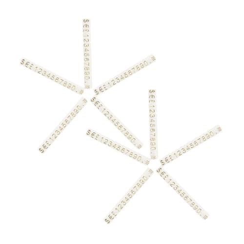HYTROVE Einstellbarer Preiswürfel aus Preisstand für Schmuck Kleidung Kunsthandwerk Preisdisplay für Geschäfte Supermärkte Messen Transparentes Design von HYTROVE