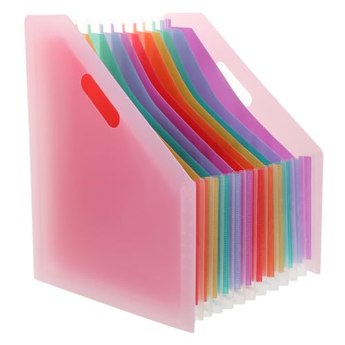 HYTROVE Fächermappe Rosa Großer Stabiler Dokumenten Organizer für Büro Schule und Reisen Sortieren von Unterlagen Quittungen und Karten HYTROVE Fächermappe Rosa Großer Stabiler Dokumenten Organizer für Büro Schule und Reisen Sortieren von Unterlagen Quittungen und Karten von HYTROVE