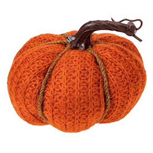 HYTROVE Gestrickter Kürbis Dekoration Kunstvolle Deko für Halloween und Thanksgiving Simulierte Kürbisornamente für Partys und Festliche Anlässe von HYTROVE
