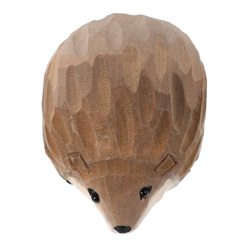 HYTROVE Handgeschnitzte Holzfigur Süßer Igel Für Schreibtisch Und Auto Robustes Holzmaterial Einzigartige Tier-Dekoration HYTROVE Handgeschnitzte Holzfigur Süßer Igel Für Schreibtisch Und Auto Robustes Holzmaterial Einzigartige Tier-Dekoration von HYTROVE