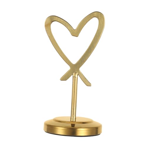HYTROVE Herzförmiger Memo Halter Clip für Hochzeiten und Restaurants Multifunktionaler Kartenhalter für Tischkarten Memos und Fotos Langlebig von HYTROVE