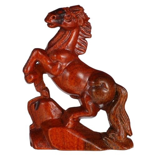HYTROVE Holz Pferd Figur Handgefertigte Holzskulptur Dekoratives Tischornament für Garten und Einzigartiges für Bücherregale und Schreibtische HYTROVE Holz Pferd Figur Handgefertigte Holzskulptur Dekoratives Tischornament für Garten und Einzigartiges für Bücherregale und Schreibtische von HYTROVE
