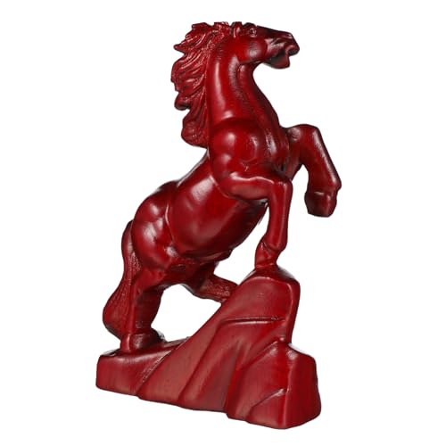 HYTROVE Holzpferd Statue Handgeschnitzte Holzfigur als Wohnaccessoire Einzigartiges für Garten Bücherregal Schreibtisch und HYTROVE Holzpferd Statue Handgeschnitzte Holzfigur als Wohnaccessoire Einzigartiges für Garten Bücherregal Schreibtisch und von HYTROVE