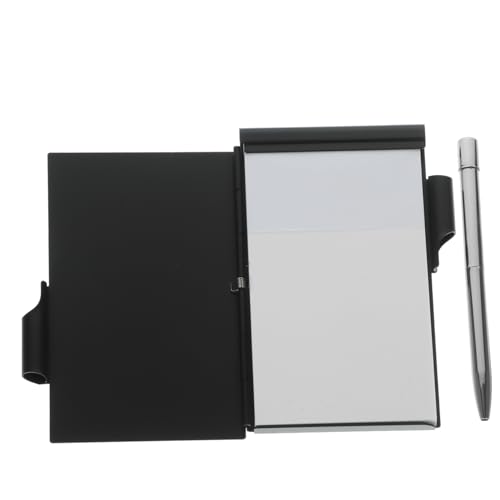 HYTROVE Mini Notizbuch mit Stift Tragbares Metall Notizetui für Schule und Büro Aluminium Notizblock mit Abreißbaren Handliches Design für Schnelle Notizen und Erinnerungen HYTROVE Mini Notizbuch mit Stift Tragbares Metall Notizetui für Schule und Büro Aluminium Notizblock mit Abreißbaren Handliches Design für Schnelle Notizen und Erinnerungen von HYTROVE