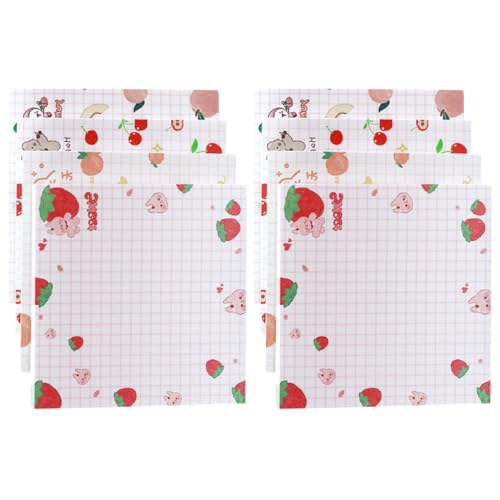HYTROVE Notizblöcke mit Blütenmuster Haftnotizen für Studenten Memo Pads für To Do Listen und Erinnerungen Designs von HYTROVE