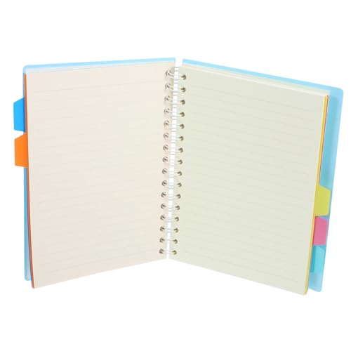HYTROVE Notizbuch mit Spiralbindung Multifunktionales Schreibbuch mit Tabs Farbiger Einband für Büroangestellte und Kreative Perfektes HYTROVE Notizbuch mit Spiralbindung Multifunktionales Schreibbuch mit Tabs Farbiger Einband für Büroangestellte und Kreative Perfektes von HYTROVE