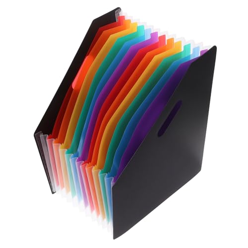 HYTROVE Ordner Organpaket Akkordeon Dokumentenmappen Organisatoren Büro bunte Ordnerhalter Größe sortiermappe dokumentenordner aktenordner Organizer aus Tonpapier vertikaler Dateiordner von HYTROVE