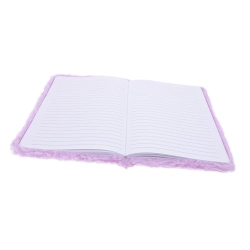 HYTROVE Plüsch Notizbuch Einhorn Tagebuch mit Flauschigem Einband Glattem Papier Cartoon Design für Mädchen Schüler Schreibheft für Schule Büro und Reisen von HYTROVE