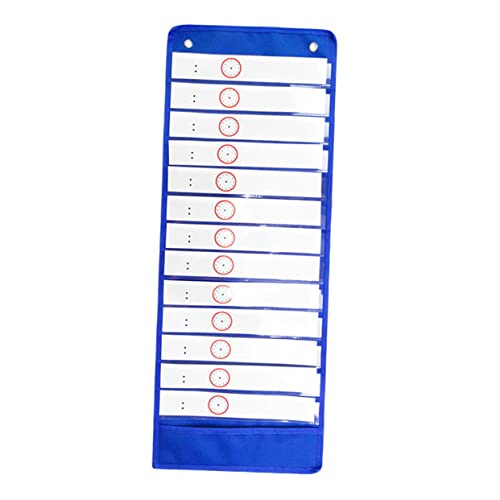 HYTROVE Tagesplan Klassenzimmer Pocket Chart mit Transparenten Fächern aus Robustem Oxfordstoff Wiederverwendbar für Schule Homeschool Zusätzlichem Stauraum zur Zeitplanung und HYTROVE Tagesplan Klassenzimmer Pocket Chart mit Transparenten Fächern aus Robustem Oxfordstoff Wiederverwendbar für Schule Homeschool Zusätzlichem Stauraum zur Zeitplanung und von HYTROVE