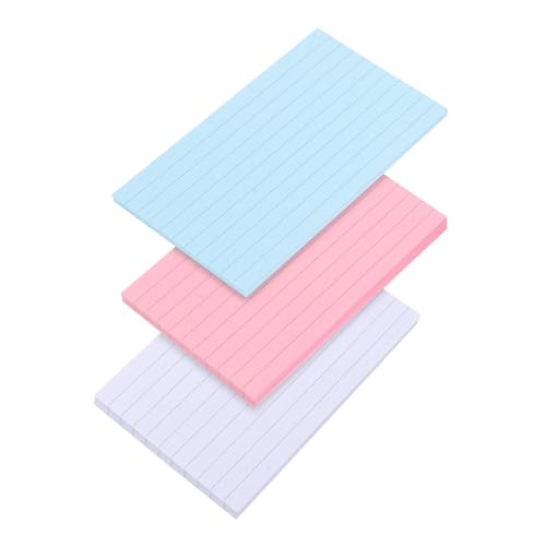 HYTROVE Teiliges Memo Pad Selbstklebende Liniert Notizzettel Vielseitige Haftnotizen für Schule Büro Zuhause Stark Haftend und Handlich für To Do Listen und Archivierung HYTROVE Teiliges Memo Pad Selbstklebende Liniert Notizzettel Vielseitige Haftnotizen für Schule Büro Zuhause Stark Haftend und Handlich für To Do Listen und Archivierung von HYTROVE