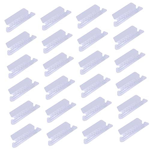 HYTROVE Transparente PVC Etikettenhalter mit Multifunktion Praktische Preisetikettenklemmen für Supermärkte Geschäfte und für Klare Präsentation von HYTROVE