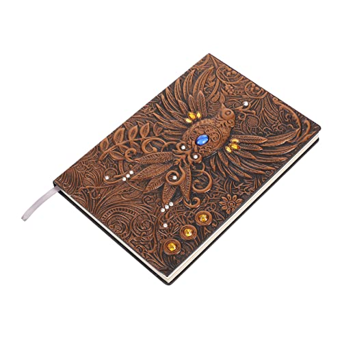 HYTROVE Vintage Notizbuch mit Geprägtem Phoenix Cover Retro Notizblock für Schule Büro und Reisen als zu Weihnachten Geburtstagen oder Abschlüssen von HYTROVE