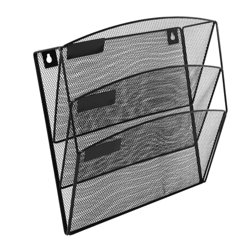 HYTROVE Wandhängender Aktenordner Mehrschichtiger Aufbewahrungshalter für Dokumente Zeitungen Magazine Platzsparender Organizer für Büro Zuhause Einfache Schwarz HYTROVE Wandhängender Aktenordner Mehrschichtiger Aufbewahrungshalter für Dokumente Zeitungen Magazine Platzsparender Organizer für Büro Zuhause Einfache Schwarz von HYTROVE