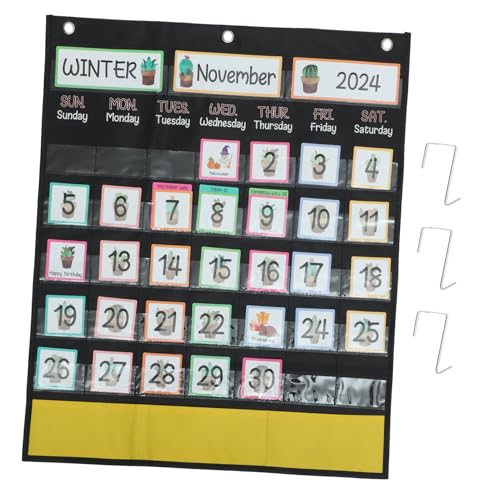 HYTROVE Wandhängender Wochenkalender mit Großen Taschen für Unterricht und Zuhause Vielseitige Organisationshilfe aus Umweltfreundlichem Material für Lehrer und Schüler HYTROVE Wandhängender Wochenkalender mit Großen Taschen für Unterricht und Zuhause Vielseitige Organisationshilfe aus Umweltfreundlichem Material für Lehrer und Schüler von HYTROVE