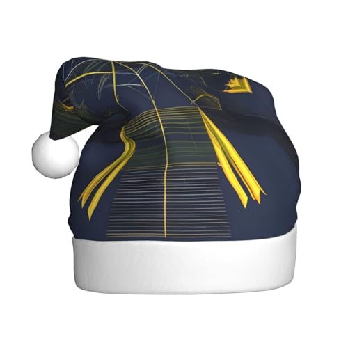 HYTTER Mehrdimensionale Weihnachtsmütze für Erwachsene – festlich, weich, leicht und gut zu berühren, Urlaubszubehör von HYTTER
