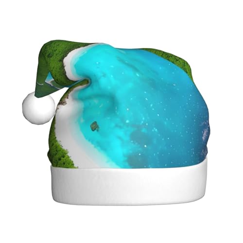 HYTTER Weihnachtsmütze mit Aufschrift "An island in the ocean for Adult - Festive Soft, light and good to the touch Holiday Accessory von HYTTER