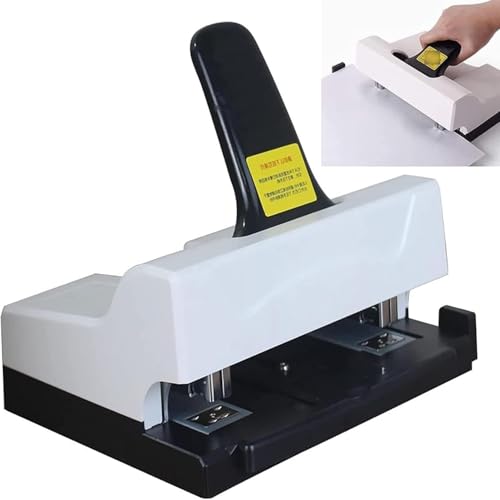 Doppelkopf-Hefter, Standard-Hefter mit zwei Löchern, Papierzufuhrtiefe 15 mm, kann 2-50 Seiten Papier ordnen, für Büro, Haushalt und Schule von HYYKEJI