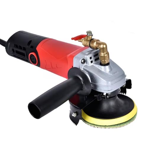 HYZHANHONG Multifunktionale elektrische Schleifmaschine, Poliermaschine, 900 W, handgeführte Steinpoliermaschine mit Wassereinspritzung, für Betonstein-Arbeitsplatten, Marmor von HYZHANHONG