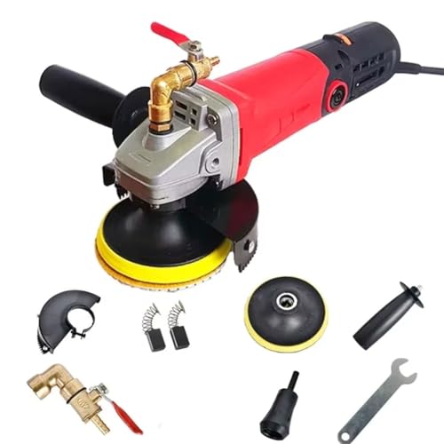 HYZHANHONG Nasspolierer Schleifer, 900W / 220V Diamantstein Polieren Werkzeugmaschinen Kit, geräuscharmer Steinwinkelschleifer für Beton, Bodenbelag, Marmor, Keramikfliesen HYZHANHONG Nasspolierer Schleifer, 900W / 220V Diamantstein Polieren Werkzeugmaschinen Kit, geräuscharmer Steinwinkelschleifer für Beton, Bodenbelag, Marmor, Keramikfliesen von HYZHANHONG