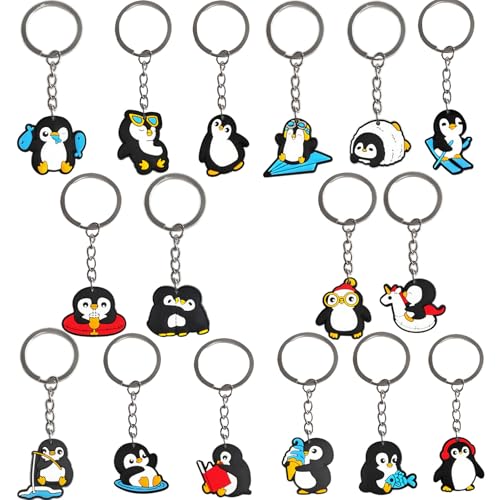 HYZSHL 16 PCS Pinguin Schlüsselanhänger, Pinguin Anhänger Für Pinguinliebhaber, Sammler Und DIY Projekte, Ideal Als Partygeschenk Und Dekoration Für Rucksäcke Und Taschen HYZSHL 16 PCS Pinguin Schlüsselanhänger, Pinguin Anhänger Für Pinguinliebhaber, Sammler Und DIY Projekte, Ideal Als Partygeschenk Und Dekoration Für Rucksäcke Und Taschen von HYZSHL