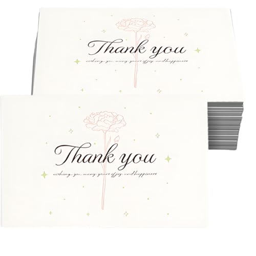 HZAOPZE 50 pcs Hochzeit Tischkarten, Thank You, 95x70mm Tischdekoration Namenskarten zum selbst Beschriften Platzkarten für Hochzeit Geburtstag Konfirmation Kommunion Taufe Feier HZAOPZE 50 pcs Hochzeit Tischkarten, Thank You, 95x70mm Tischdekoration Namenskarten zum selbst Beschriften Platzkarten für Hochzeit Geburtstag Konfirmation Kommunion Taufe Feier von HZAOPZE