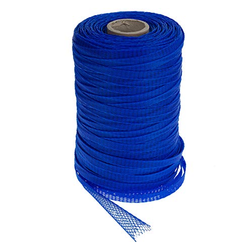 HaGa® 300 m Verpackungsnetz Netzschlauch Schutznetz Ø 15-25 mm blau | Oberflächenschutznetz | Netzbeutel | wiederverwendbar | Meterware von HaGa