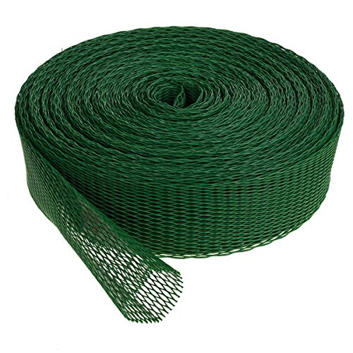 HaGa® 50 m Verpackungsnetz Netzschlauch Schutznetz Ø 100-200 mm | Farbe Grün | Oberflächenschutznetz | Netzbeutel | wiederverwendbar | Meterware von HaGa
