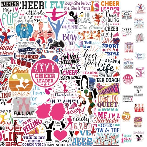 2 X 50 Stück Cheerleader Aufkleber, Gymnastik Aufkleber Set, Vinyl Sport Stiker für Wasserflaschen Skateboard, Laptop, Scrapbooking, Waterproof Aesthetics Graffiti Stickers für Kinder Adult Girl 2 X 50 Stück Cheerleader Aufkleber, Gymnastik Aufkleber Set, Vinyl Sport Stiker für Wasserflaschen Skateboard, Laptop, Scrapbooking, Waterproof Aesthetics Graffiti Stickers für Kinder Adult Girl von HaOrchid