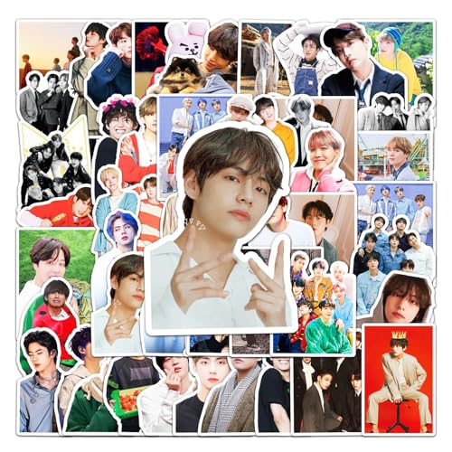 2 X 50 Stück Kpop BTS Aufkleber, Kpop BTS Sticker Set, Mini Foto Stickers Set, wasserdichte Vinyl Sticker für Laptop Kinder Autos Motorrad Gepäck Computer Aufkleber Graffiti Decal 2 X 50 Stück Kpop BTS Aufkleber, Kpop BTS Sticker Set, Mini Foto Stickers Set, wasserdichte Vinyl Sticker für Laptop Kinder Autos Motorrad Gepäck Computer Aufkleber Graffiti Decal von HaOrchid