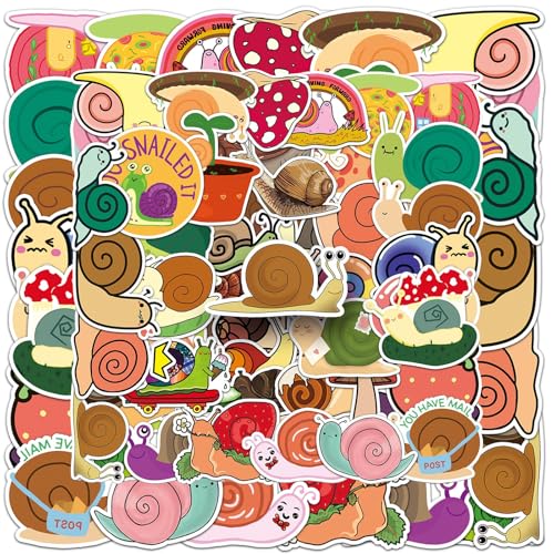 Snail Aufkleber, 2 X 50 Stück Schnecken Sticker, Cute Cartoon Stickers, Aesthetic Stickers, Laptop Scrapbook Skateboard Gepäck Wasserdichte Vinyl Graffiti Aufkleber, für Kinder Jugendliche Erwachsene Snail Aufkleber, 2 X 50 Stück Schnecken Sticker, Cute Cartoon Stickers, Aesthetic Stickers, Laptop Scrapbook Skateboard Gepäck Wasserdichte Vinyl Graffiti Aufkleber, für Kinder Jugendliche Erwachsene von HaOrchid